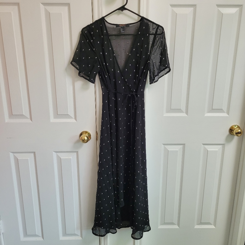 ❌️SOLD❌️Witchy wrap dress🌜💫🖤